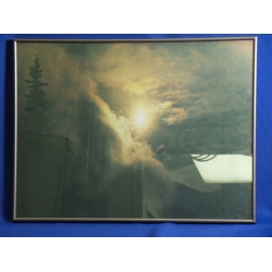 Framed Cloudy Winter Sky Print, 24.5 x 18.5 in.